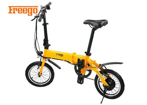 Liga de alumínio 14' bicicleta elétrica dobrável conveniente levar 2-3 horas que carregam o tempo