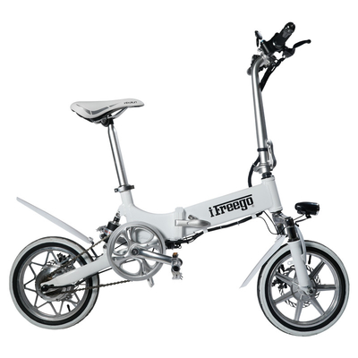 240W 36V bicicleta elétrica dobrável do pneu grande de 14 polegadas para senhoras personalizou a cor