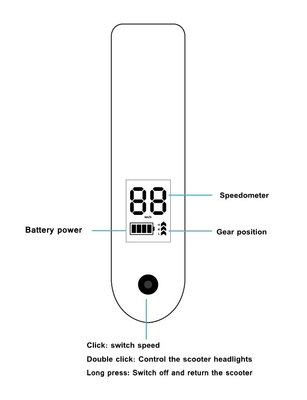 Solução incorporado de IoT roubo elétrico durável das peças sobresselentes 2G 3G 4G do &quot;trotinette&quot; do anti