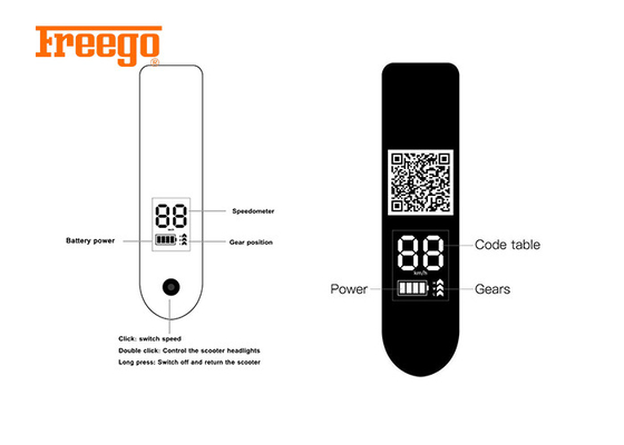 as peças adultas do &quot;trotinette&quot; 350W com o App do módulo de 2g 3g 4g IOT controlaram