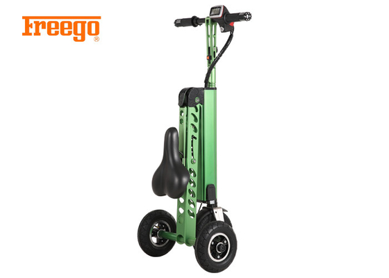 8&quot; bicicleta elétrica dobrável do &quot;trotinette&quot; do pneu pneumático para adultos com o motor da escova do freio de disco